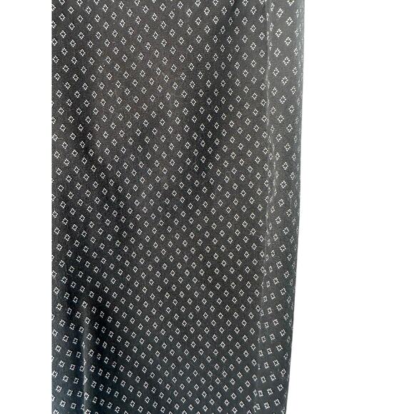 Old Navy Black Office Career Work Print Office Work Pixie Ankle Pants Size 4 - Picture 3 of 10
